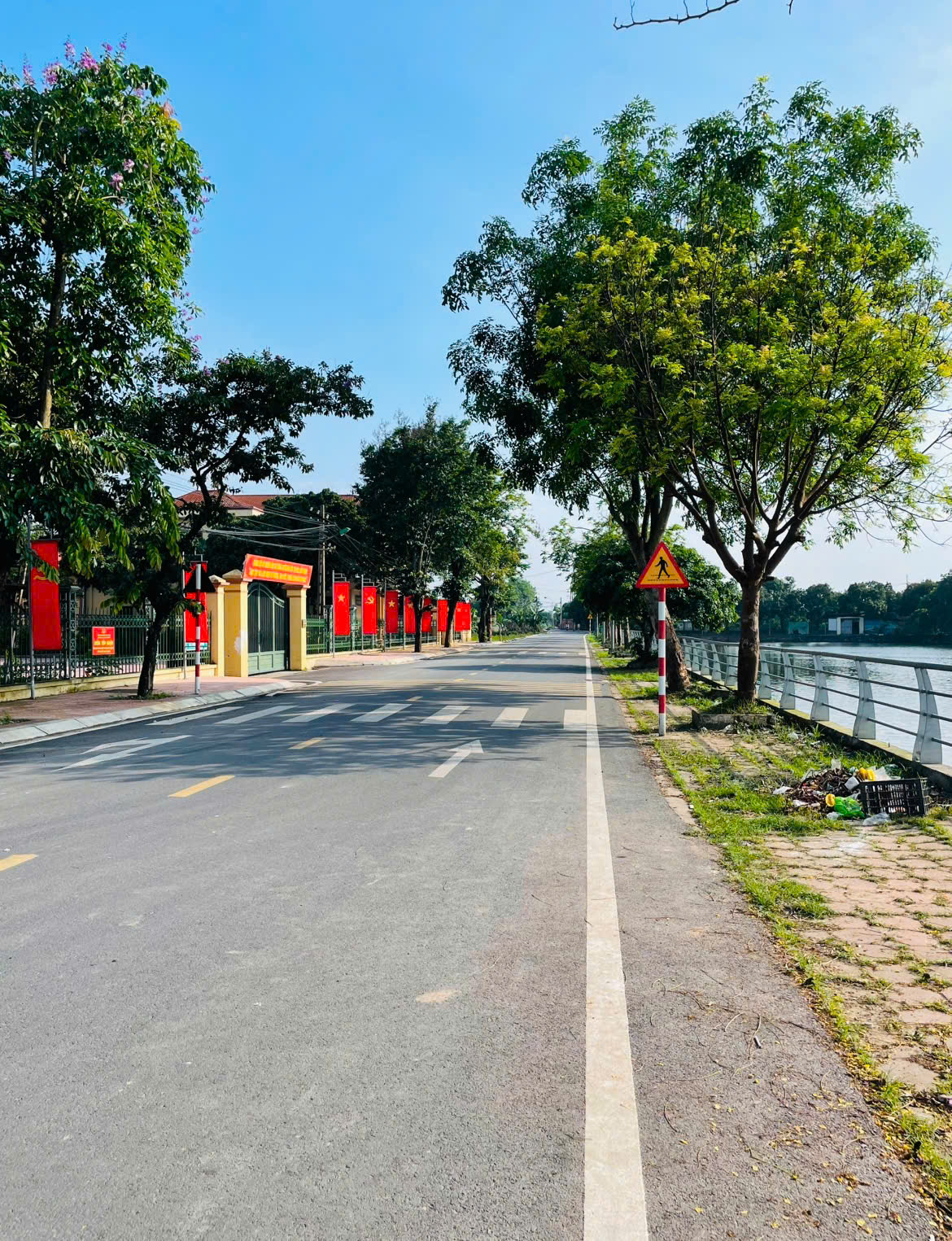 Bán đất 83m Võng Xuyên Phúc Thọ,2 ô tô tránh ,kinh doanh - Ảnh 1